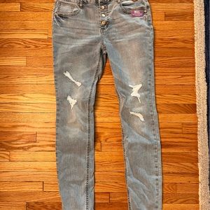 Hippie girl reanna button fly skinny jean, 16